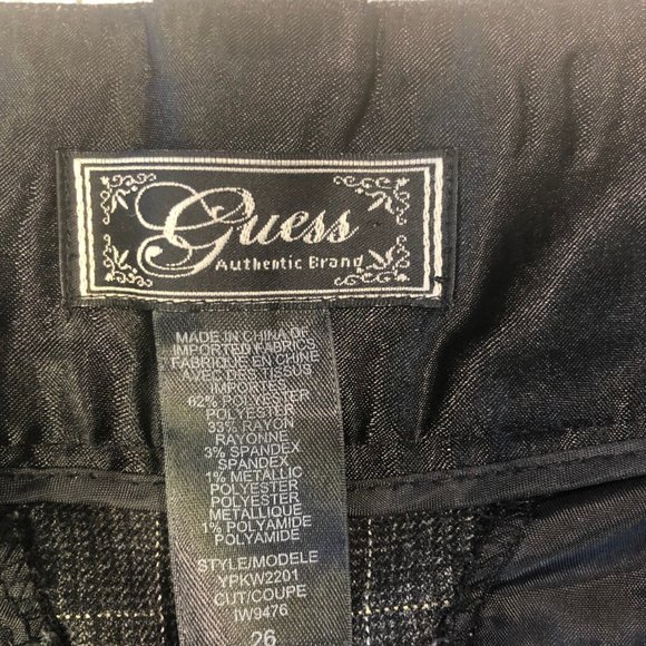 Guess AUTHENTIC VINTAGE plaid pants - Picture 2 of 4